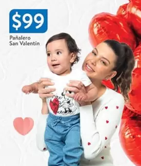 Oferta de Pañalero San Valentín por $99 en Walmart