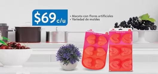 Oferta de Maceta Con Fiores Artificiales por $69 en Walmart