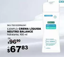 Oferta de Balance - Neutro por $67.83 en Woolworth