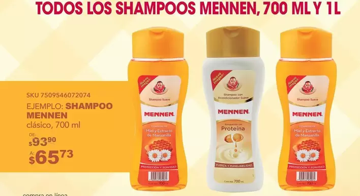 Oferta de Mennen - Todos Los Shampoos en Woolworth