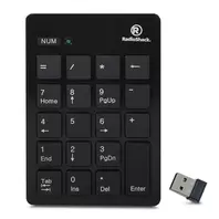 Oferta de Teclado Númérico Inalámbrico RadioShack / USB / 19 Teclas / Negro SKU: 80869 por $249 en RadioShack