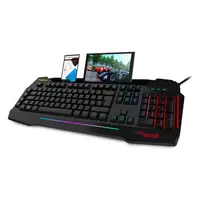 Oferta de Teclado Gamer Alámbrico RadioShack / Iluminado 7 tonos / Negro SKU: 89014 por $499 en RadioShack