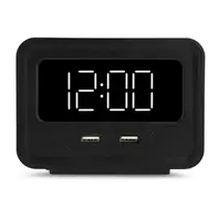 Oferta de Despertador Digital Compacto RadioShack 2 puertos USB Negro SKU: 100127666 por $329 en RadioShack