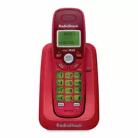 Oferta de Teléfono Inalámbrico con Identificador de Llamadas RadioShack Rojo SKU: 71885 por $735 en RadioShack