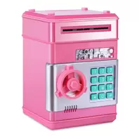 Oferta de Alcancía DBugg Tipo Caja Fuerte Rosa SKU: 100163085 por $499 en RadioShack