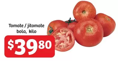 Oferta de Tomate / Jitomate Bola por $39.8 en Soriana Híper