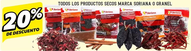 Oferta de Soriana - Todos Los Productos Secos Marca en Soriana Híper