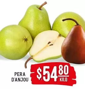 Oferta de Pera D'Anjou por $54.8 en Soriana Híper