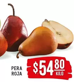 Oferta de Pera Roja por $54.8 en Soriana Híper