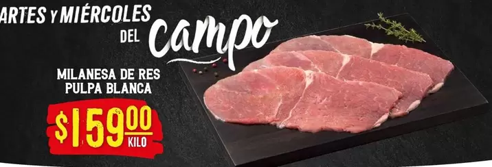 Oferta de Del Campo - Milanesa De Res Pulpa Blanca por $159 en Soriana Híper