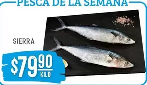 Oferta de Sierra por $79.9 en Soriana Híper