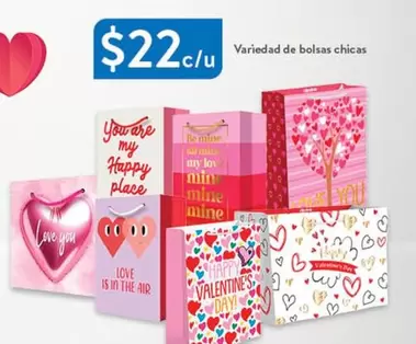 Oferta de Variedad De Bolsas Chicas por $22 en Walmart