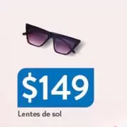 Oferta de Sol - Lentes De por $149 en Walmart