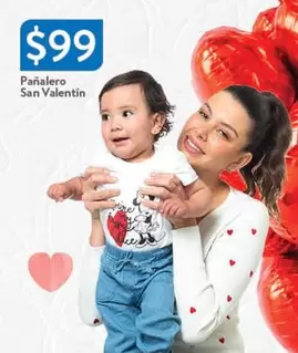 Oferta de Pañalero San Valentín por $99 en Walmart