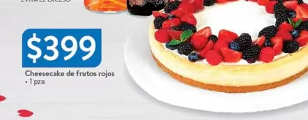 Oferta de Cheesecake De Frutos Rojos por $399 en Walmart