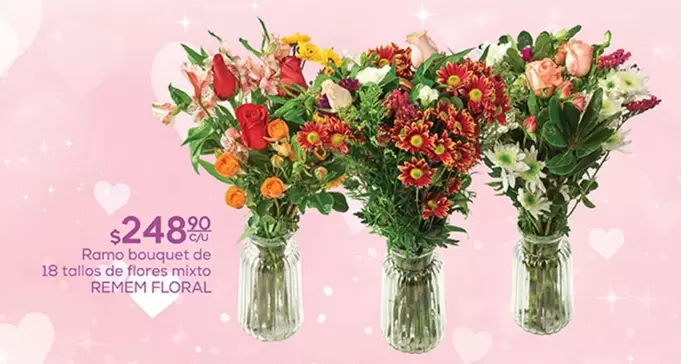 Oferta de Ramo Bouquet De Flores por $248.9 en Fresko