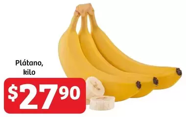 Oferta de Plátano por $27.9 en Soriana Híper