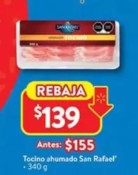 Oferta de San Rafael - Tocino Ahumado por $139 en Walmart