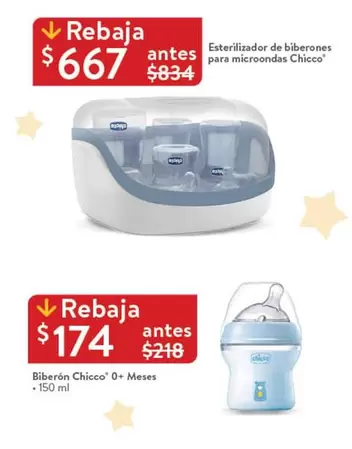 Oferta de Chicco - Biberon ' 0+ Meses por $174 en Walmart