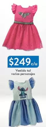 Oferta de Vestido Tui Varios Personajes por $249 en Walmart