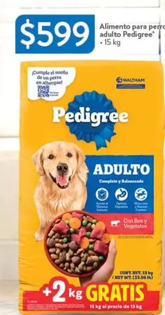 Oferta de Pedigree - Alimento Para Perro Adulto por $599 en Walmart