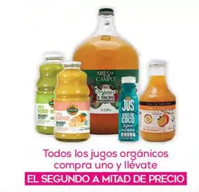 Oferta de Todos Los Jugos Orgánicos en Fresko