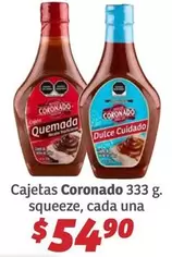 Oferta de Coronado - Cajetas 333 G. squeeze, cada una por $54.9 en Soriana Híper