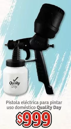 Oferta de Quality Day - Pistola Electrica Para Pintar Uso Domestico por $999 en Soriana Híper