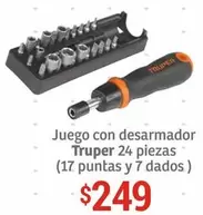 Oferta de Truper - Juego Con Desarmador por $249 en Soriana Híper