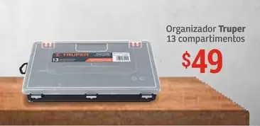 Oferta de Truper - Organizador  13 Compartimentos por $49 en Soriana Híper