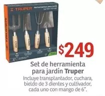 Oferta de Truper - Set De Herramienta Para Jardín por $249 en Soriana Híper