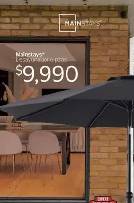 Oferta de Mainstays - Desayunador por $9990 en Walmart