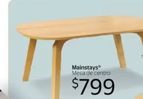 Oferta de Mainstays - ta Mesa De Centro por $799 en Walmart