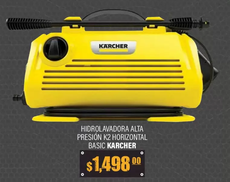 Oferta de Karcher - Hidrolavadora Alta Presion K2 Horizontal Basic por $1498 en Fresko