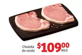 Oferta de Chuleta De Cerdo por $109 en Soriana Híper