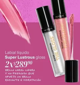 Oferta de Revlon - Super Lustrous Gloss por $289.9 en Soriana Híper