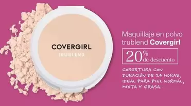 Oferta de Covergirl - Maquillaje En Polvo Trublend en Soriana Súper