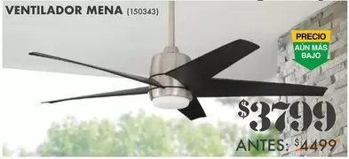 Oferta de Ventilador Mena por $3799 en The Home Depot