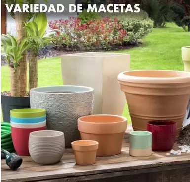 Oferta de Variedad De Macetas en The Home Depot