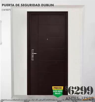 Oferta de Puerta De Seguridad Dublin por $6299 en The Home Depot