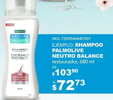 Oferta de Palmolive - Shampoo Neutro Balance por $103.9 en Woolworth