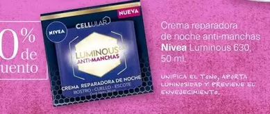 Oferta de Nivea - Crema Reparadora De Noche Anti-manchas en Soriana Híper