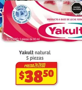 Oferta de Yakult - Natural por $38.5 en Soriana Híper