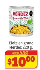 Oferta de Herdez - Elote En Grano por $10 en Soriana Híper