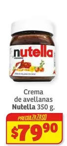 Oferta de Nutella - Crema De Avellanas por $79.9 en Soriana Súper