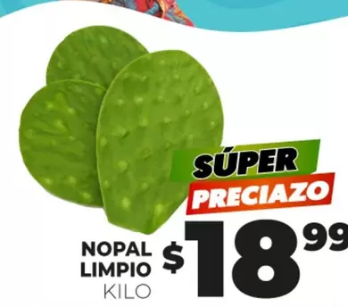 Oferta de Nopal Limpio por $18.99 en Merco