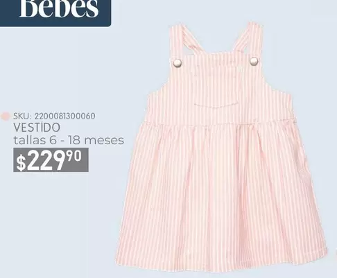 Oferta de Vestido por $229.9 en Woolworth