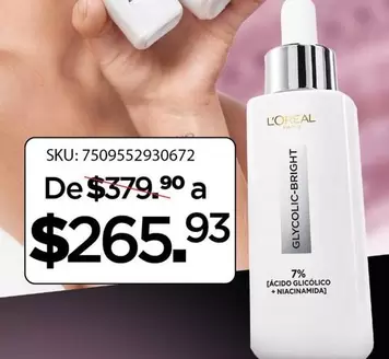 Oferta de L'Oréal - 7% por $265.93 en Del Sol