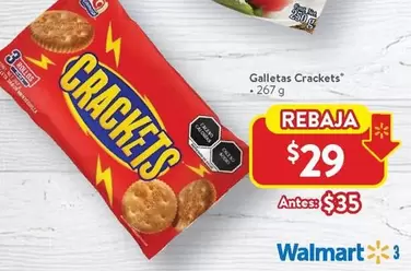 Oferta de Crackets - Galletas por $29 en Walmart