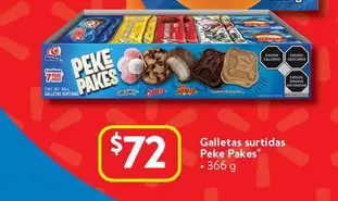 Oferta de Galletas Surtidas Peke por $72 en Walmart